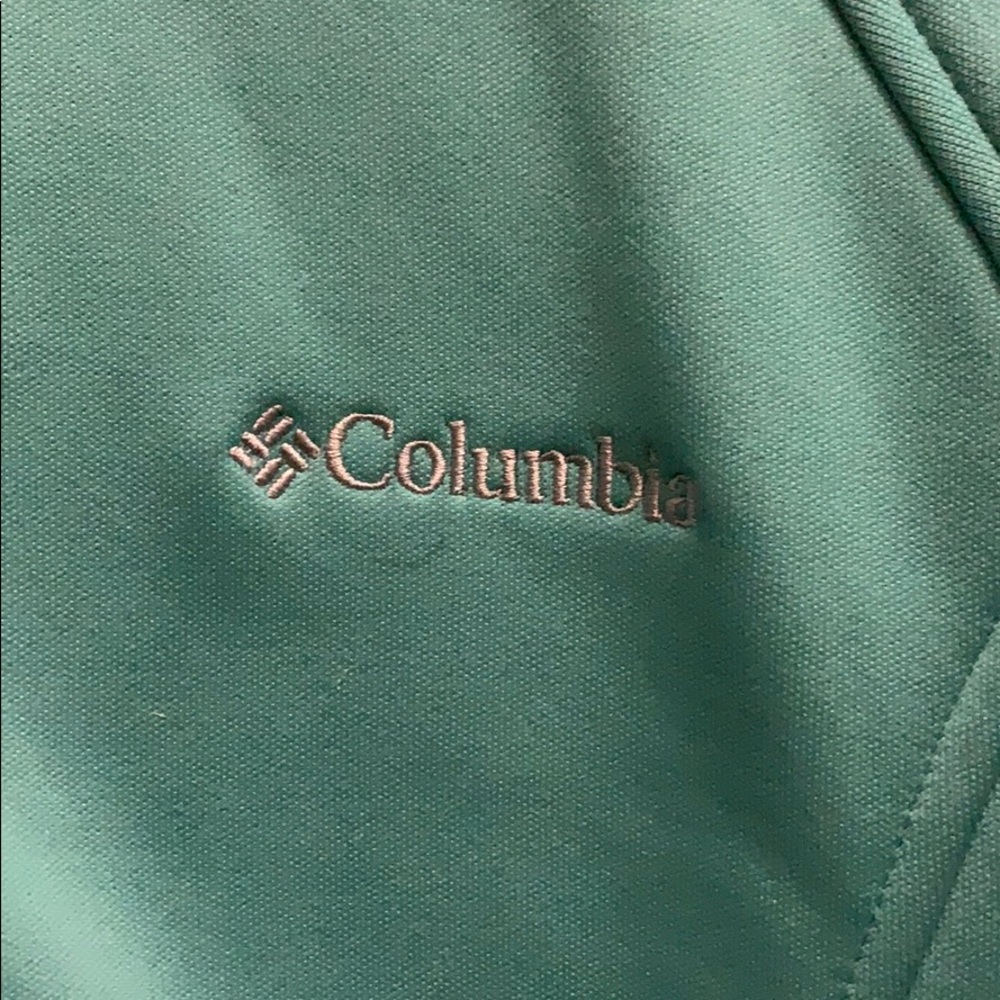 Turquoise zip up jacket - Picture 2 of 3